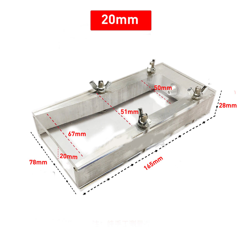 Rubber Jewelry Casting Mould Frame 20mm 25mm 30mm Silica Gel Liquid Mold