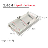 Jewelry Casting Mould Frame for Rubber 20mm 25mm 30mm Silica Gel Liquid Mold