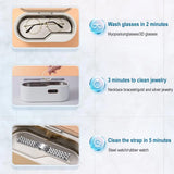 450ML Ultrasonic Jewelry Cleaner Professional Cleaning Machine