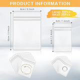 Jewelry Cleaning Cloth & Storage Bags Set - Anti Tarnish Self Seal Pouches