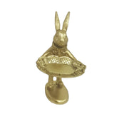 Golden Jewelry Container Storage Tray Plate Pallet