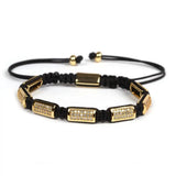 Crown Charms Macrame Beads Bracelet for Men & Women
