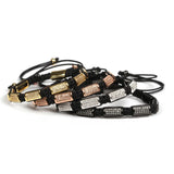 Crown Charms Macrame Beads Bracelet for Men & Women