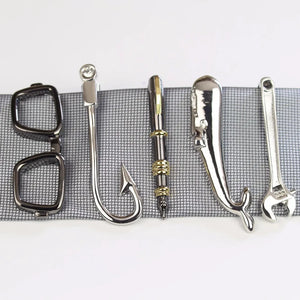 Men's Tie Bar Clasp Clip Pin Anchors Feather
