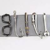 Men's Tie Bar Clasp Clip Pin Anchors Feather