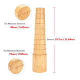 Wooden Bangle Mandrel Sizer Tool for Jewelry Repair