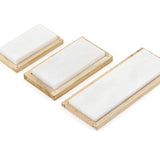 Diamond Sharpening Stone Set with Wood Base