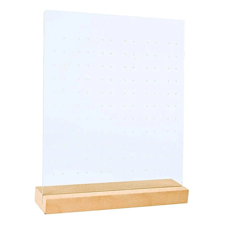 Jewelry Display Board Earring Holder Stand Organizer for Gallery Trade Shows