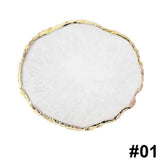 Round Resin Agate Piece Jewelry Display Board
