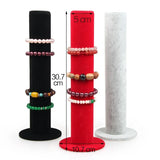 Velvet Jewelry Bracelet Hairband Display Stand Holder