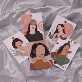 100 Pcs Jewelry Display Cards Holder Assorted Pattern for Earrings Making