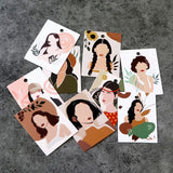 100 Pcs Jewelry Display Cards Holder Assorted Pattern for Earrings Making