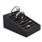 Jewelry Display Case Earring Ear Stud Ring Storage Box Stand