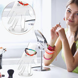 Acrylic Hand Jewelry Display Rack Stand Organizer