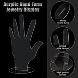Acrylic Hand Jewelry Display Rack Stand Organizer