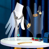 Acrylic Hand Jewelry Display Rack Stand Organizer