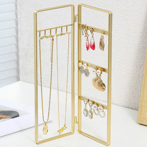 Foldable Bracelet Organizer Stand Shelf Jewelry Display Holder