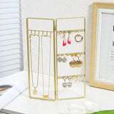 Foldable Necklace Pendants Stand Shelf