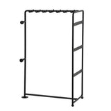 Multi-hook Jewelry Holder Stand Golden/Black Metal