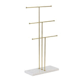 Jewelry Display Holder Necklace Bracelet Pendant Hanging Stand with Tray