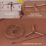 Vintage Rotating Jewelry Display Holder 23 Hooks