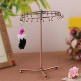 Vintage Rotating Jewelry Display Holder 23 Hooks