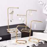 Metal Earring Storage Rack Jewelry Organizer