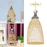Vintage Princess Dress Jewelry Display Rack Stand Organizer