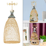 Vintage Princess Dress Jewelry Display Rack Stand Organizer