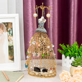 Vintage Princess Dress Jewelry Display Rack Stand Organizer