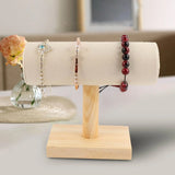 Jewelry Display Rack T Bar Storage Holder Necklaces Bangles Hanging