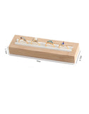 Bamboo Wooden Ring Display Tray Jewelry Counter