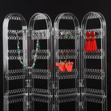 Acrylic Jewelry Display Shelf Earrings Stand Holder Storage Box