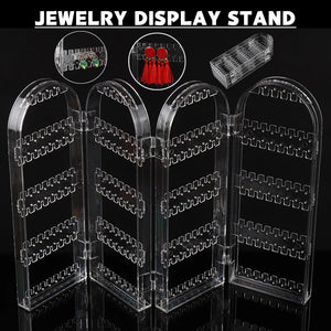 Acrylic Jewelry Display Shelf Earrings Stand Holder Storage Box