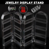 Acrylic Jewelry Display Shelf Earrings Stand Holder Storage Box
