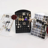 Earrings Ear Studs Plastic Holder Stand Jewelry Display Rack