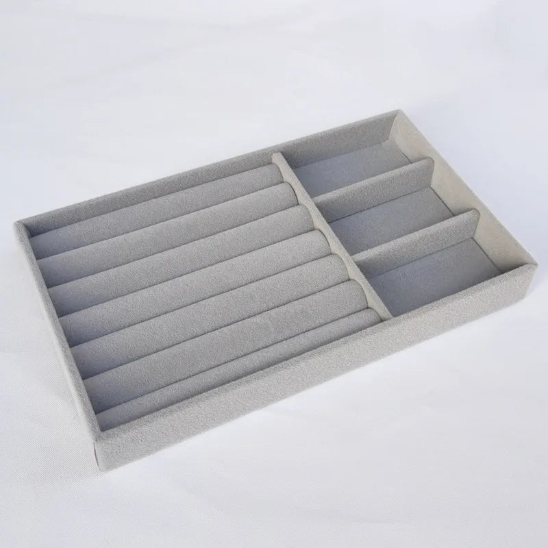 Stackable Jewelry Holder Box Earrings Necklace Organizer