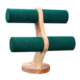 2-Layer Jewelry Display Stand Bracelet Holder Rack