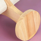 2-Layer Wood Jewelry Display Stand for Watches Bracelets Hair Accessories