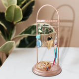 Metal Jewelry Display Stand for Rings Chain Necklace Girls