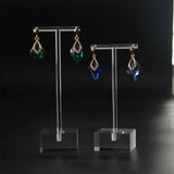 Acrylic Jewelry Display Stand T-Bar Holder Rack