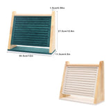 Bamboo Wood Jewelry Display Stand Ring Earring Holder