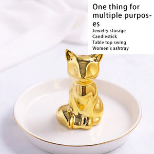Ceramic Jewelry Display Stand for Home Bedroom Bathroom