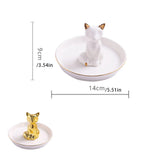 Ceramic Jewelry Display Stand for Home Bedroom Bathroom