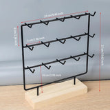 Jewelry Display Stand Container Multi-layer Earrings Rack Storage Holder