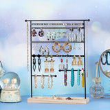 Jewelry Display Stand Earrings Necklaces Bracelets Organizer Rack