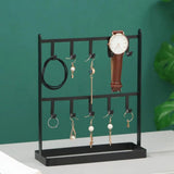 Earring Organizer Jewelry Display Stand Two-layers Storage