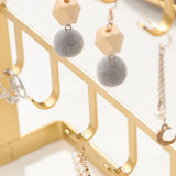 Earring Organizer Jewelry Display Stand Two-layers Storage