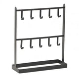Earring Organizer Jewelry Display Stand Two-layers Storage