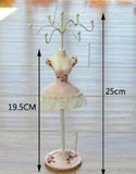 Jewelry Display Stand Earrings Necklace Storage Doll Holder